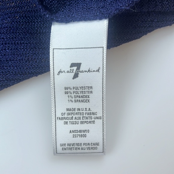 7 for all Mankind Knit Top S127-55 - Picture 4 of 5